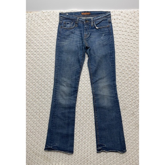 Vigoss U.S.A Flare Jeans Women's Size 3 ((28x32  Blue Denim Cotton Blend - Picture 1 of 11